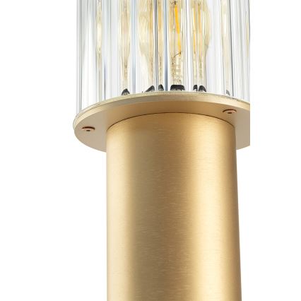 Argon 8753 - Utomhuslampa NORFOLK 1xE27/15W/230V IP44 52cm guld