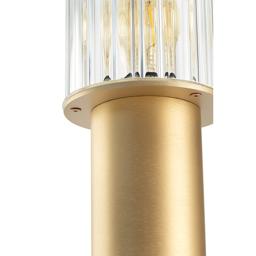 Argon 8753 - Utomhuslampa NORFOLK 1xE27/15W/230V IP44 52cm guld