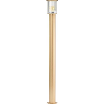 Argon 8754 - Utomhuslampa NORFOLK 1xE27/15W/230V IP44 124cm guld