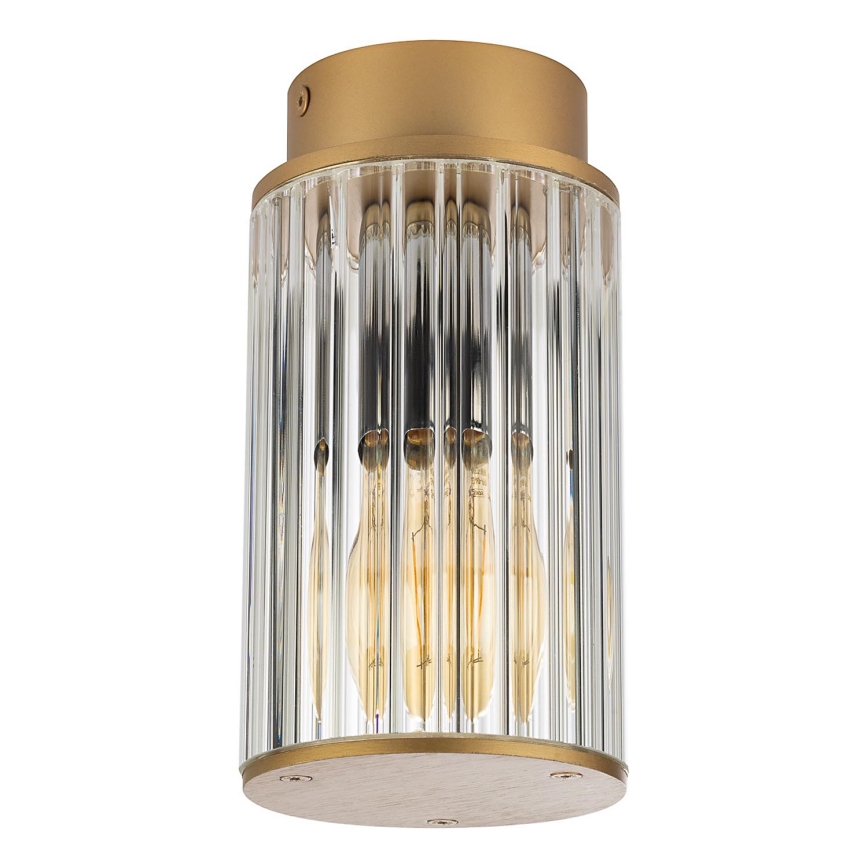 Argon 8774 - Taklampa för utomhusbruk NORFOLK 1xE27/15W/230V IP44 guld