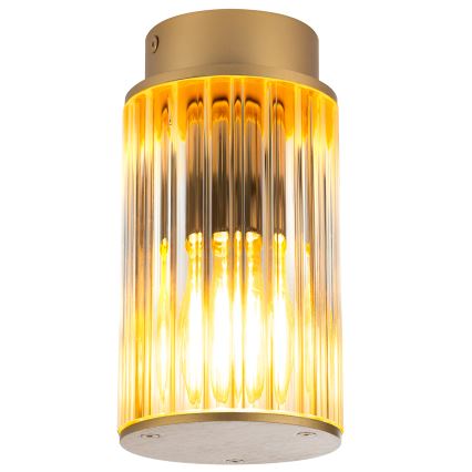 Argon 8774 - Taklampa för utomhusbruk NORFOLK 1xE27/15W/230V IP44 guld