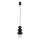 Argon 8788 - Badrumsljuskrona på sträng ORLANDO PLUS 1xG9/6W/230V IP44 svart