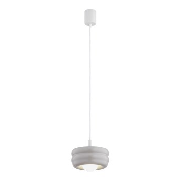 Argon 8814 - Ljuskrona med textilsladd TEVO 1xG9/4,5W/230V grå
