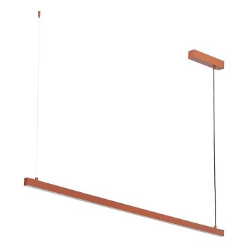 Argon 8834 - LED ljuskrona med textilsladd MIAMI LED/37W/230V 3000K brun