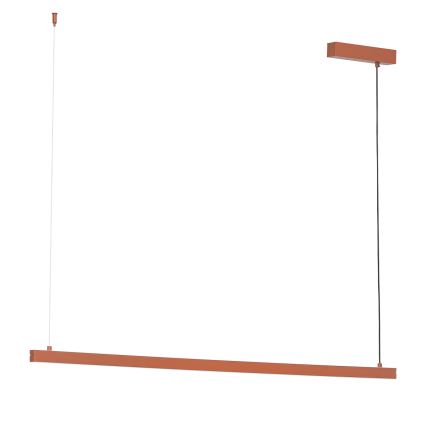 Argon 8834 - LED ljuskrona med textilsladd MIAMI LED/37W/230V 3000K brun