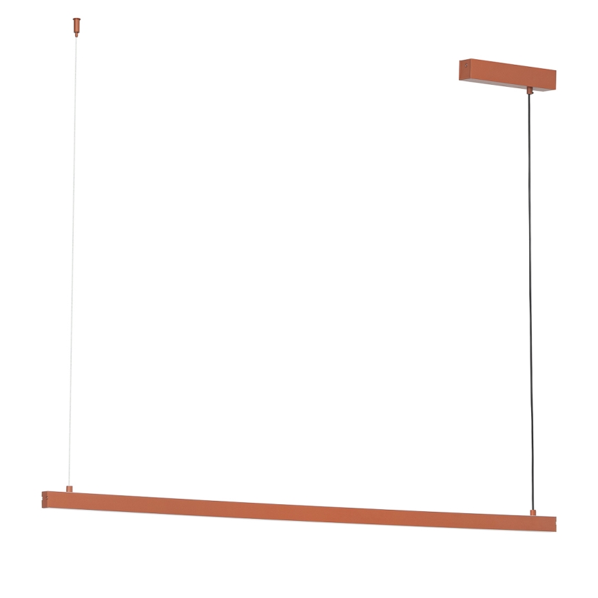 Argon 8834 - LED ljuskrona med textilsladd MIAMI LED/37W/230V 3000K brun