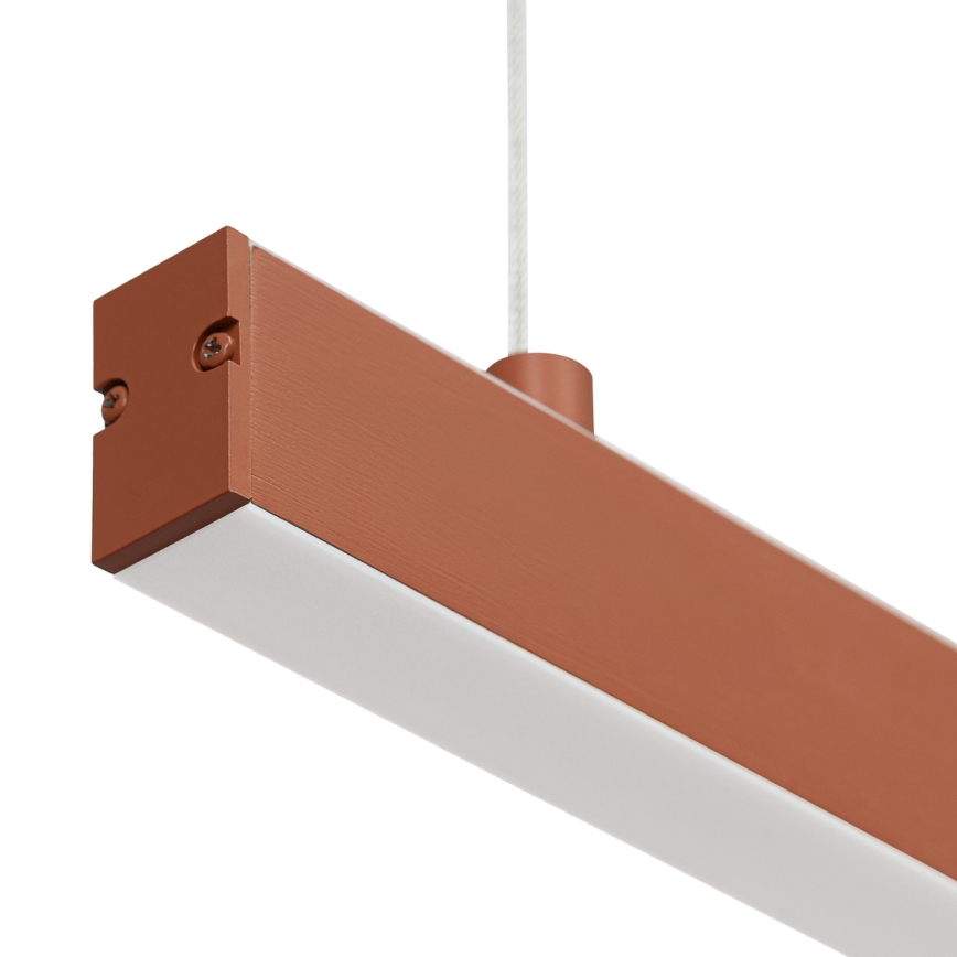 Argon 8834 - LED ljuskrona med textilsladd MIAMI LED/37W/230V 3000K brun
