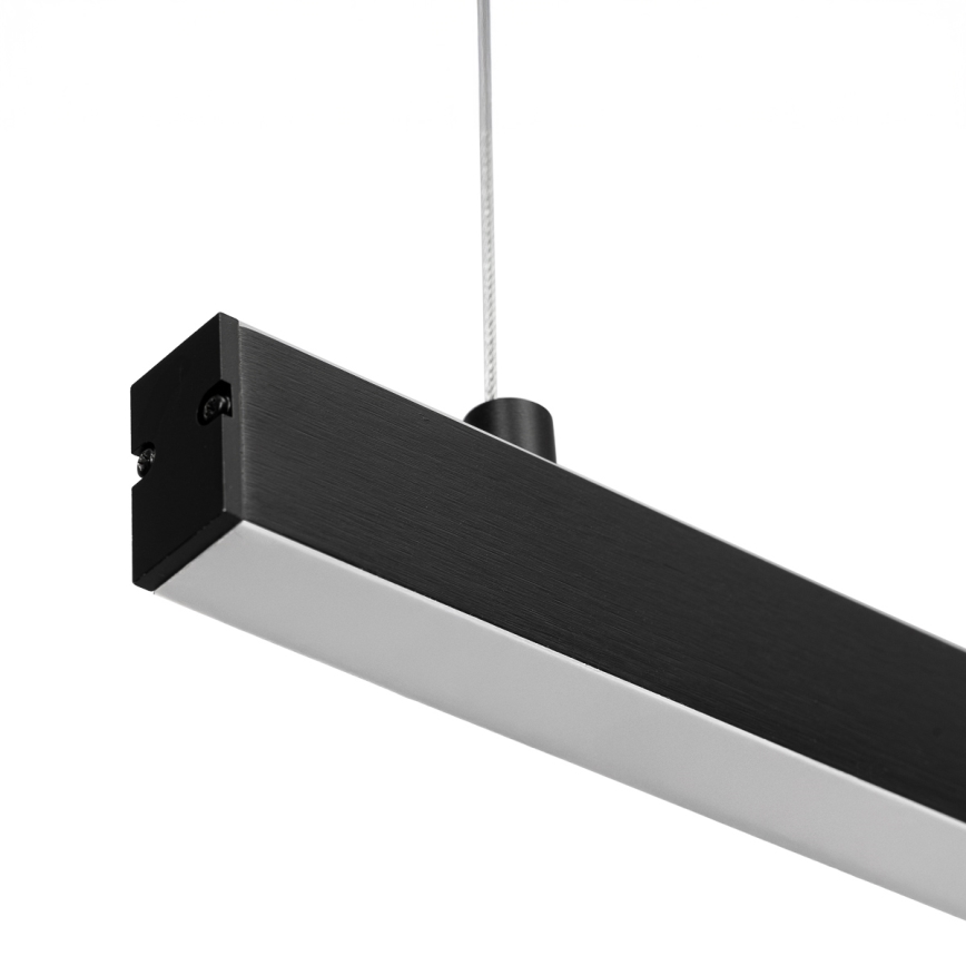 Argon 8835 - LED ljuskrona med textilsladd MIAMI LED/37W/230V 3000K svart
