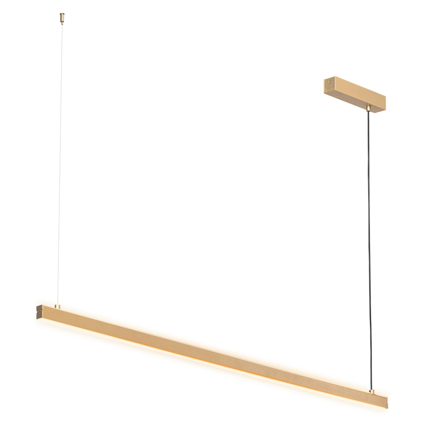 Argon 8836 - LED ljuskrona med textilsladd MIAMI LED/37W/230V 3000K guld