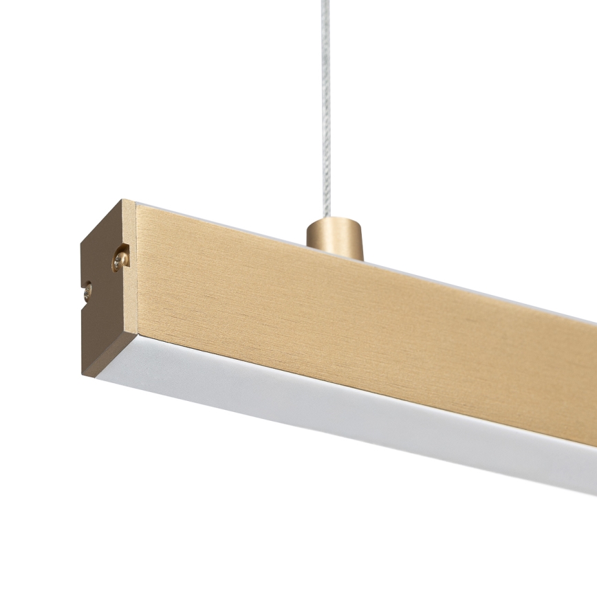 Argon 8836 - LED ljuskrona med textilsladd MIAMI LED/37W/230V 3000K guld