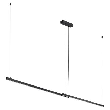 Argon 8838 - LED ljuskrona med textilsladd MIAMI LED/74W/230V 3000K svart