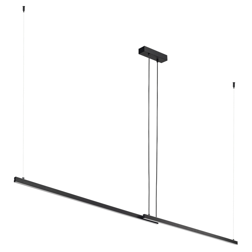 Argon 8838 - LED ljuskrona med textilsladd MIAMI LED/74W/230V 3000K svart
