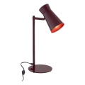 Argon 8877 - Bordslampa LORD 1xE14/7W/230V vinröd