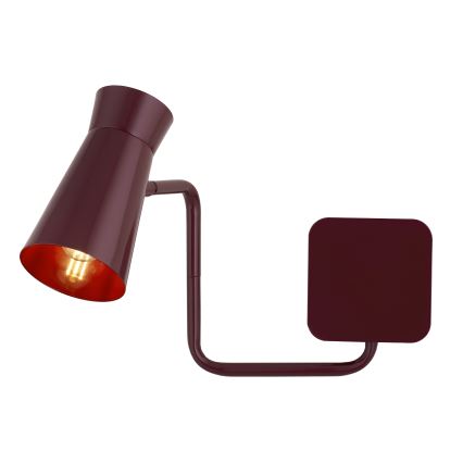 Argon 8881 - Vägglampa LORD 1xE14/7W/230V vinröd