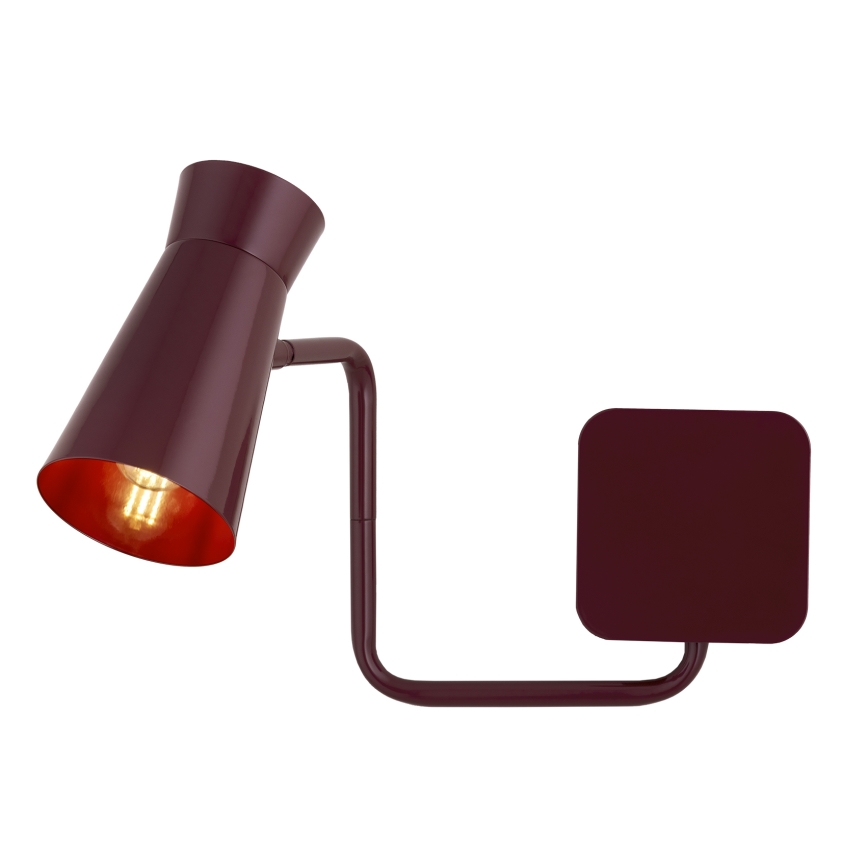 Argon 8881 - Vägglampa LORD 1xE14/7W/230V vinröd