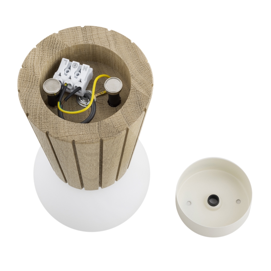 Argon 8973 - Badrumstaklampa VOLANTE 1xG9/6W/230V IP44 Ø 12 cm beige