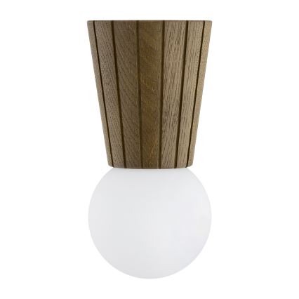 Argon 8974 - Badrumstaklampa VOLANTE 1xG9/6W/230V IP44 Ø 12 cm brun