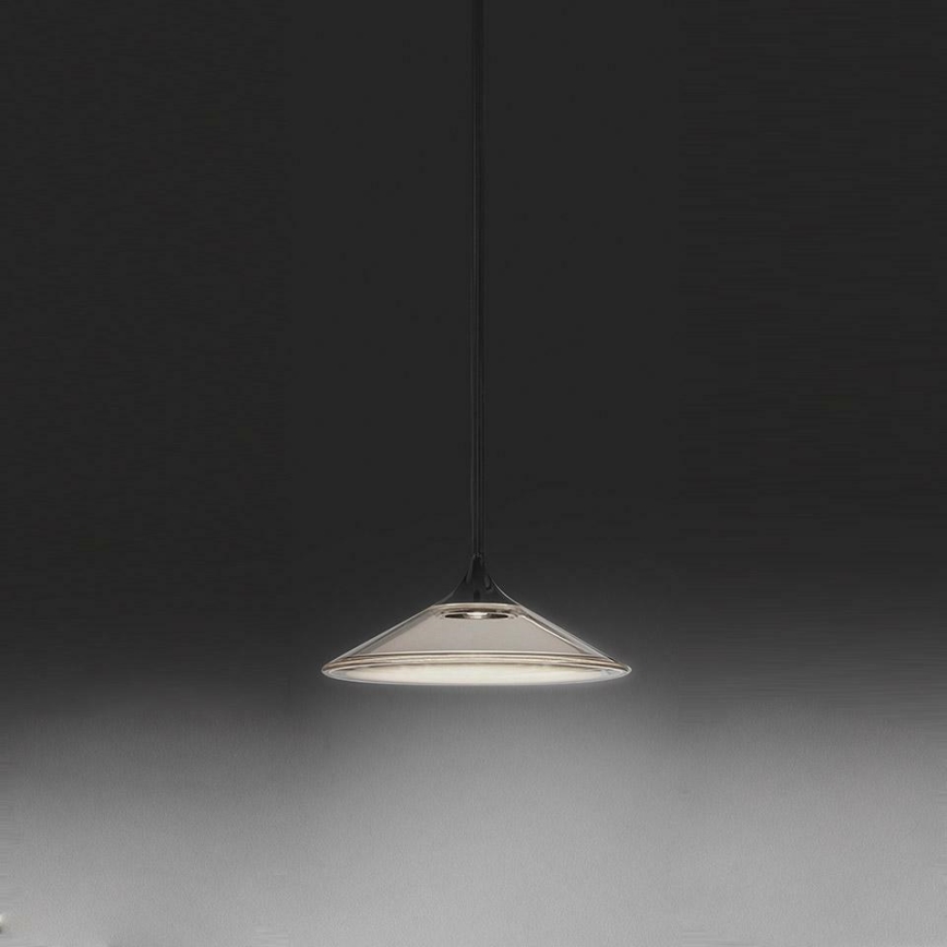 Artemide 0351030A - LED ljuskrona med textilsladd ORSA LED/8,5W/230V 3000K diameter 21 cm