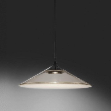 Artemide 0352030A - LED ljusreglerad ljuskrona på textilsladd ORSA LED/20W/230V 3000K diameter 24,5 cm