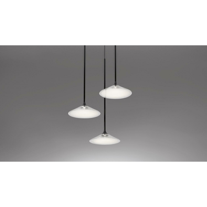 Artemide 0353030A - LED ljusreglerad ljuskrona på textilsladd ORSA CLUSTER LED/22W/230V 3000K