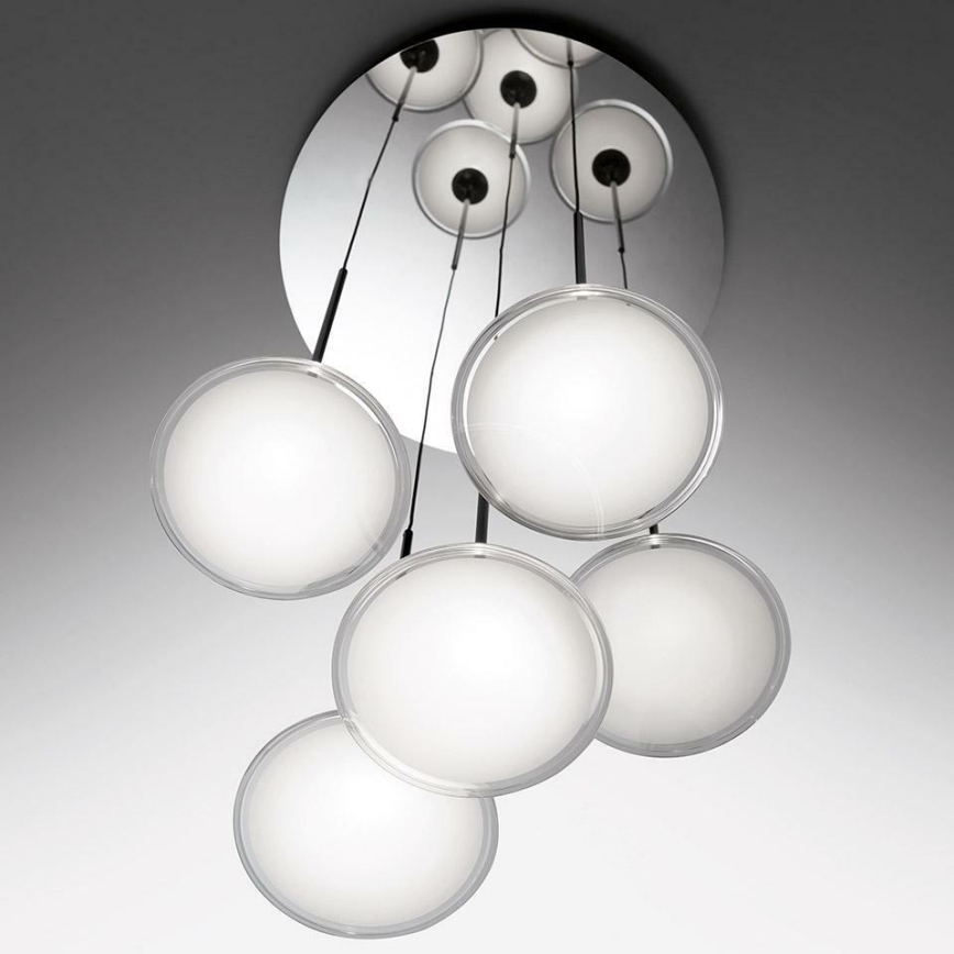 Artemide 0355030A - LED ljusreglerad ljuskrona på textilsladd ORSA CLUSTER LED/37W/230V 3000K