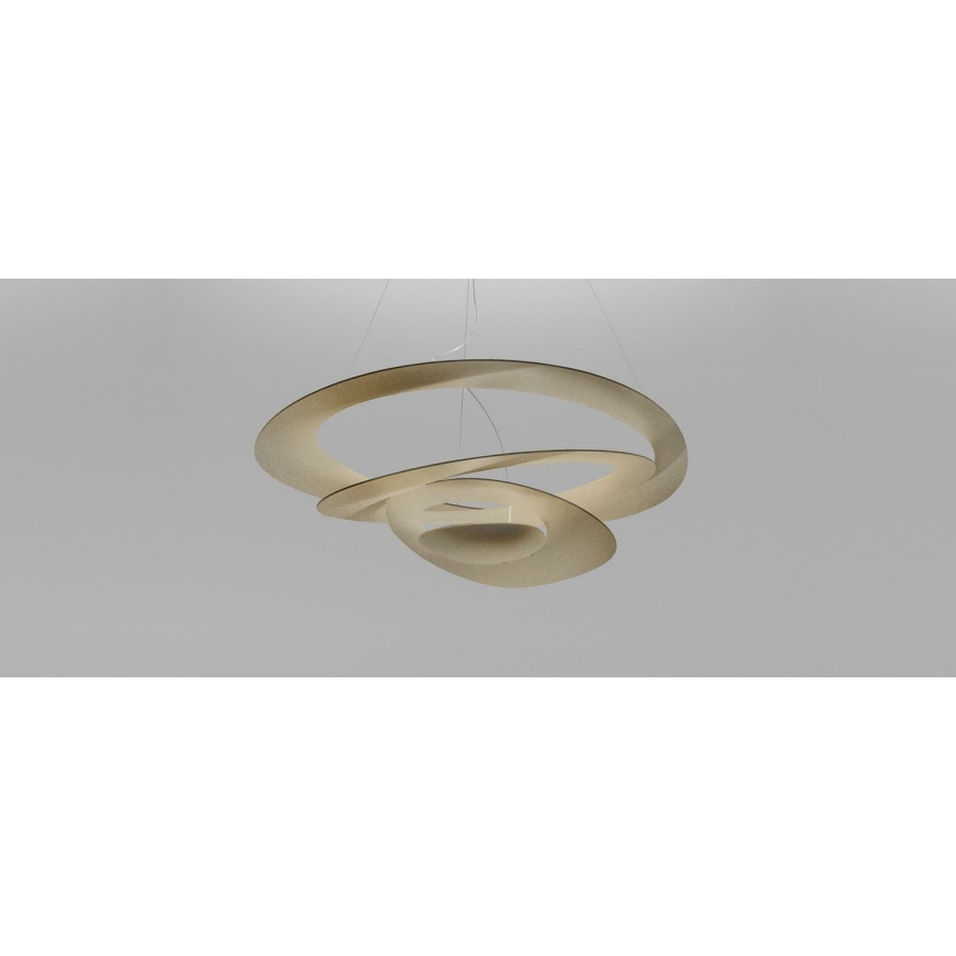 Artemide 1254120A - LED ljusreglerad ljuskrona på textilsladd PIRCE LED/44W/230V 3000K guld
