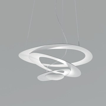 Artemide 1256110A - LED ljusreglerad ljuskrona på textilsladd PIRCE LED/44W/230V 3000K vit
