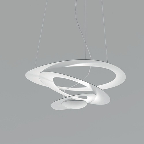 Artemide 1256110A - LED ljusreglerad ljuskrona på textilsladd PIRCE LED/44W/230V 3000K vit