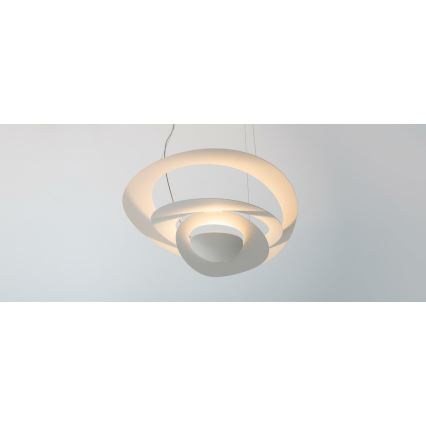 Artemide 1256110A - LED ljusreglerad ljuskrona på textilsladd PIRCE LED/44W/230V 3000K vit
