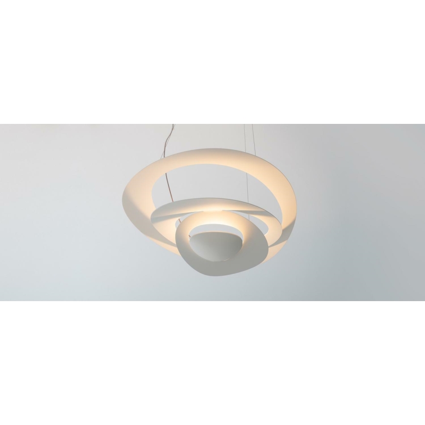 Artemide 1256110A - LED ljusreglerad ljuskrona på textilsladd PIRCE LED/44W/230V 3000K vit