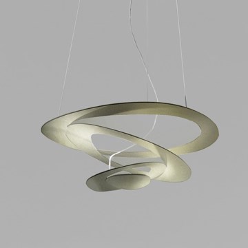 Artemide 1256120A - LED ljusreglerad ljuskrona på textilsladd PIRCE LED/44W/230V 3000K guld