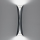 Artemide 1373010A - Vägglampa CADMO 2xGU10/10W/230V svart