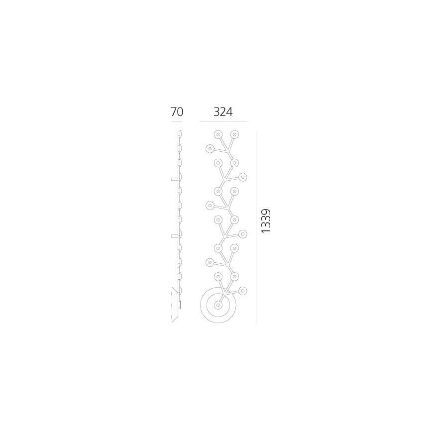 Artemide 1596050APP - LED Dimbar taklampa NET LED/45W/230V 3000K