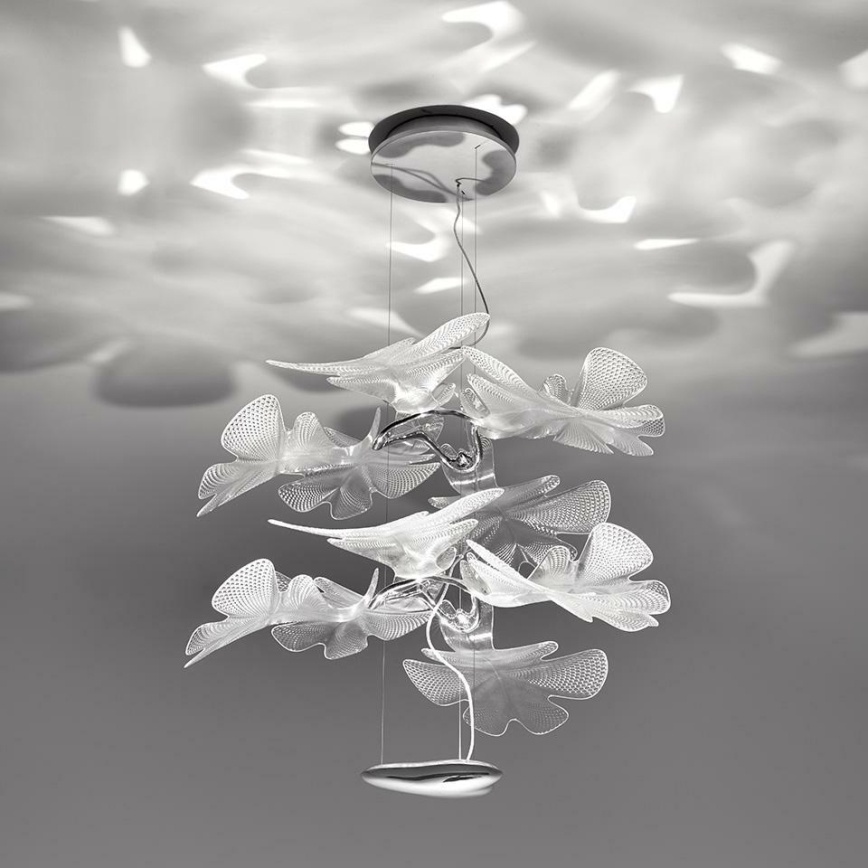 Artemide 1628110APP - LED ljusreglerad ljuskrona på textilsladd CHLOROPHILIA LED/44W/230V 3000K