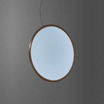 Artemide 1992260APP - LED ljusreglerad ljuskrona på textilsladd DISCOVERY LED/50W/230V 2700-6500K brons
