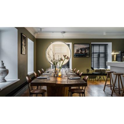 Artemide 1992310APP - LED RGBW Ljusreglerad ljuskrona på textilsladd DISCOVERY LED/42W/230V 2700-6500K antracit