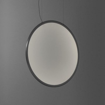 Artemide 1993010APP - LED ljusreglerad ljuskrona på textilsladd DISCOVERY LED/60W/230V 3000K antracit