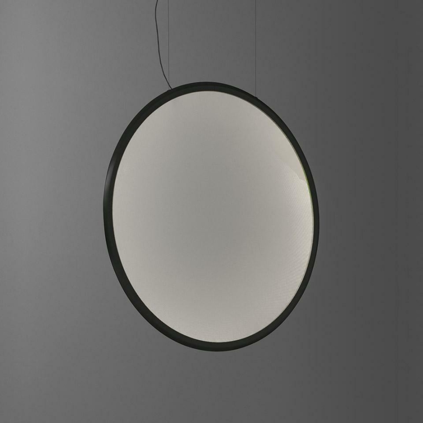 Artemide 1993030APP - LED ljusreglerad ljuskrona på textilsladd DISCOVERY LED/60W/230V 3000K svart