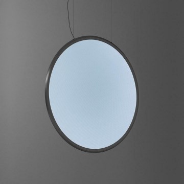 Artemide 1993210APP - LED ljusreglerad ljuskrona på textilsladd DISCOVERY LED/71W/230V 2700-6500K antracit