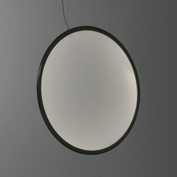Artemide 1994030APP - LED ljusreglerad ljuskrona på textilsladd DISCOVERY LED/80W/230V 3000K svart