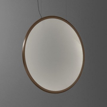 Artemide 1994060APP - LED ljusreglerad ljuskrona på textilsladd DISCOVERY LED/80W/230V 3000K brons