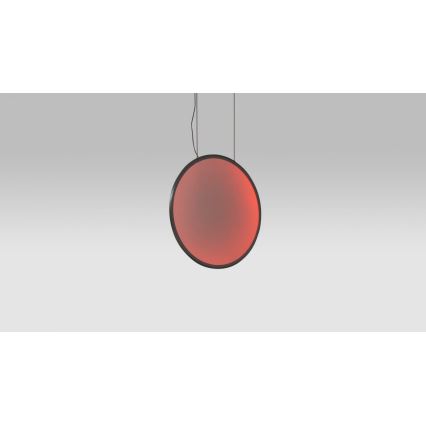 Artemide 1994330APP - LED RGBW Ljusreglerad ljuskrona på textilsladd DISCOVERY LED/79W/230V 2700-6500K svart
