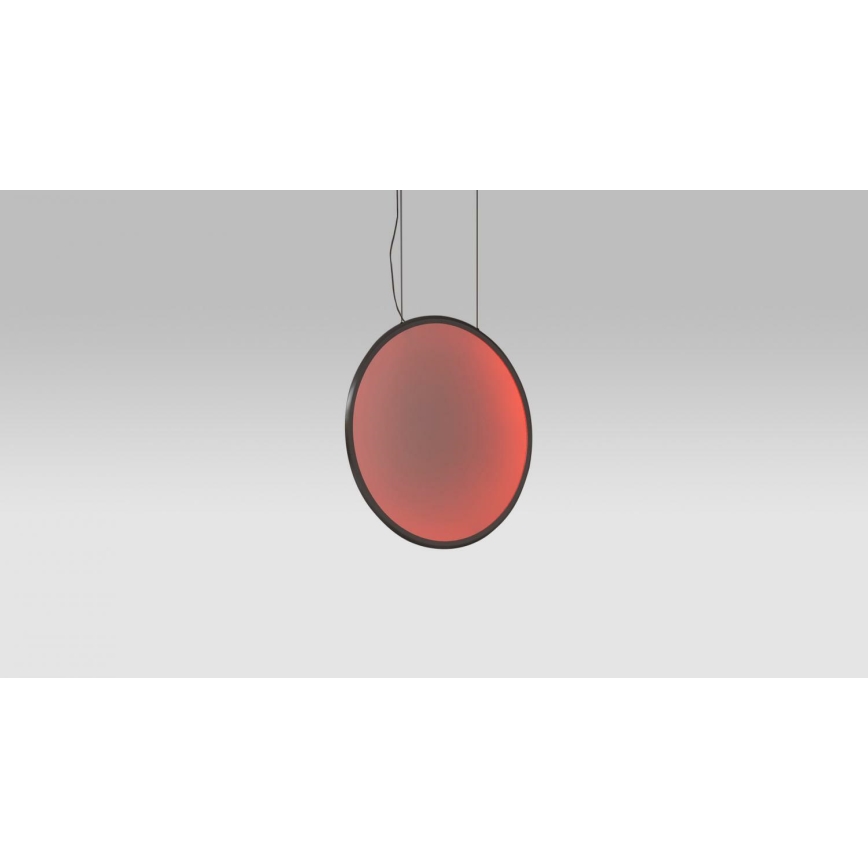 Artemide 1994330APP - LED RGBW Ljusreglerad ljuskrona på textilsladd DISCOVERY LED/79W/230V 2700-6500K svart