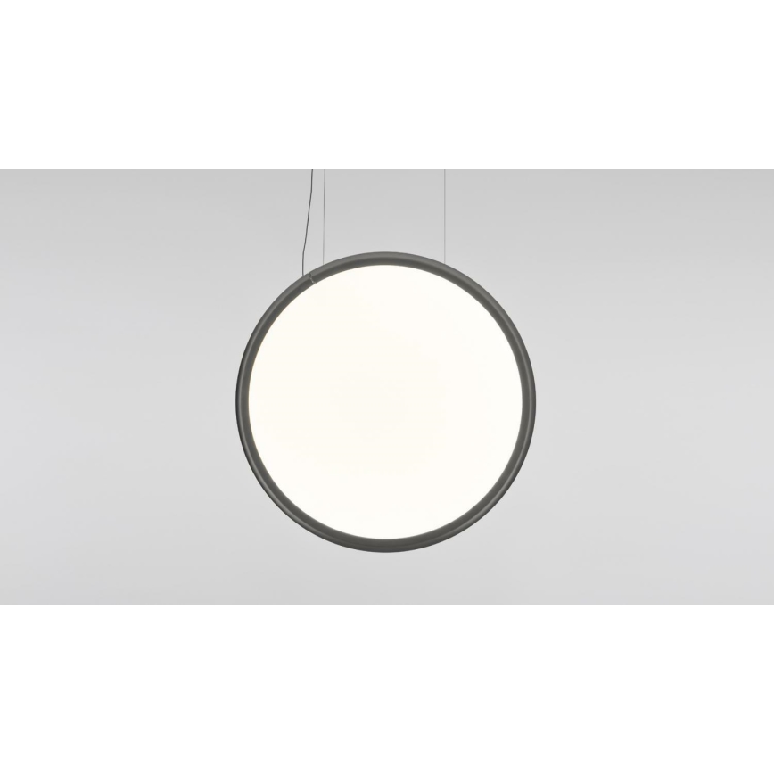 Artemide 1994330APP - LED RGBW Ljusreglerad ljuskrona på textilsladd DISCOVERY LED/79W/230V 2700-6500K svart