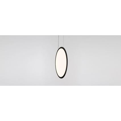 Artemide 1994330APP - LED RGBW Ljusreglerad ljuskrona på textilsladd DISCOVERY LED/79W/230V 2700-6500K svart