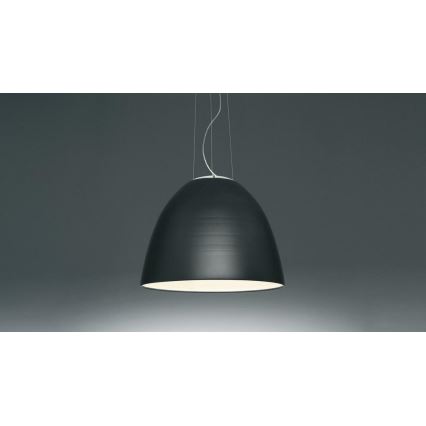 Artemide A242900 - Ljuskrona med textilsladd NUR 2xR7s/11W/230V antracit
