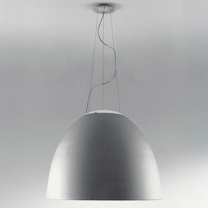 Artemide A242910 - Ljuskrona med textilsladd NUR 2xR7s/11W/230V grå