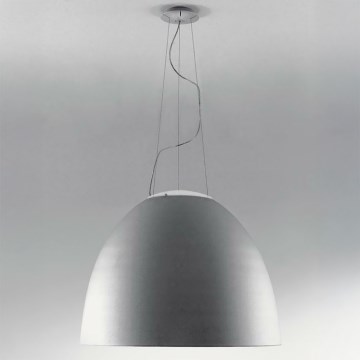 Artemide A243210 - LED ljusreglerad ljuskrona på textilsladd NUR LED/80W/230V 3000K diameter 90 cm grå