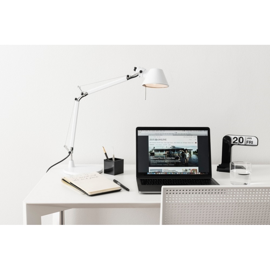 Artemide AR 0011820A - Bordslampa TOLOMEO MICRO 1xE14/46W/230V vit