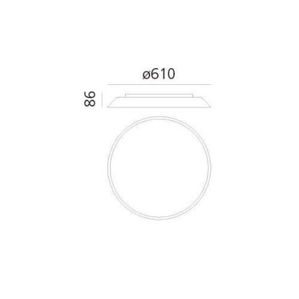 Artemide AR 0241320A - LED Takbelysning FEBE 4xLED/30W/230V